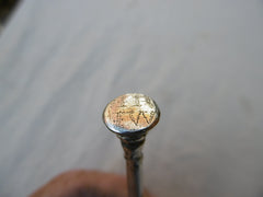 1655 rare Commonwealth seal top by Jerimiah Johnson great hallmarks