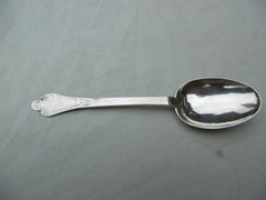 1692 fine William and Mary Lace back Trefid tablespoon by William Matthew 35g