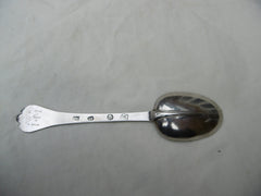 1694 fine William and Mary Trefid tablespoon by Lawrence Coles great hallmarks 56g