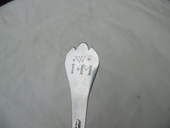 1694 fine William and Mary Trefid tablespoon by Lawrence Coles great hallmarks 56g