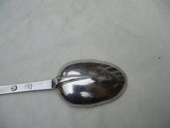 1694 fine William and Mary Trefid tablespoon by Lawrence Coles great hallmarks 56g