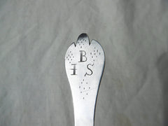 1697 excellent William 111 trefid by William Penstone great hallmarks 47g