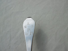 1702 fine Queen Anne Dognose spoon by John Smith good marks 60g