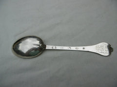 1703 rare Queen Anne Exeter hallmarked Trefid spoon by Peter Rowe of Plymouth