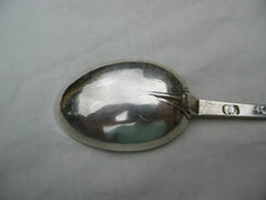 1703 rare Queen Anne Exeter hallmarked Trefid spoon by Peter Rowe of Plymouth