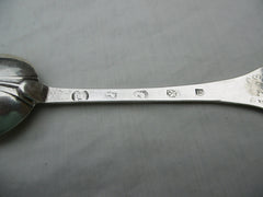 1703 rare Queen Anne Exeter hallmarked Trefid spoon by Peter Rowe of Plymouth