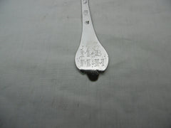 1703 rare Queen Anne Exeter hallmarked Trefid spoon by Peter Rowe of Plymouth