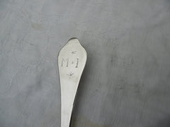 1704 very nice Queen Anne Dognose tablespoon by Isaac Davenport 44g