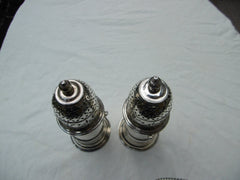 1708 fine pair of Queen Anne Lighthouse casters by William Fawdry 350g great crest