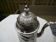 1712 rare fine Queen Anne silver coffee pot 700 grams see photos