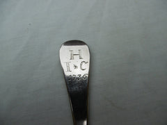 1712 fine Queen Anne rat tail tablespoon by Henry Greene 60g