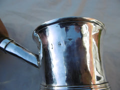 1715 nice George 1st Brandy Pan by ?E 165 grams nice owners initials