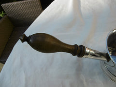 1715 nice George 1st Brandy Pan by ?E 165 grams nice owners initials