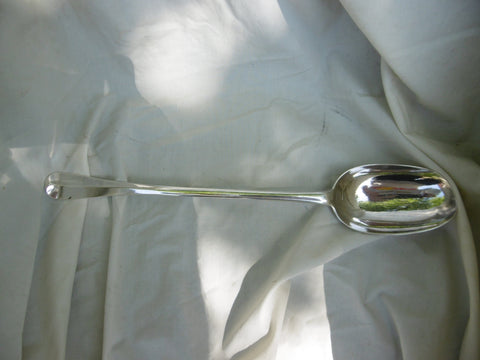 1716 impressive George 1st large Hash spoon by Andrew Archer 35cms long 175 grams