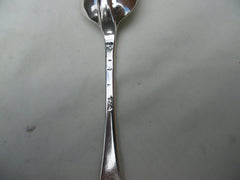 1717 fine George 1st rat tail tablespoon by James Holland great lion crest 63g