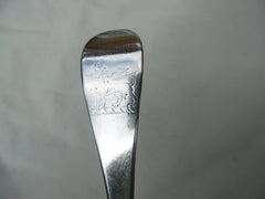 1717 fine George 1st rat tail tablespoon by James Holland great lion crest 63g