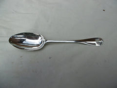 1717 fine George 1st rat tail tablespoon by James Holland great lion crest 63g