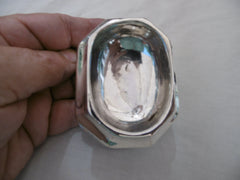 1717 nice pair of George 1st Trencher salts 95g