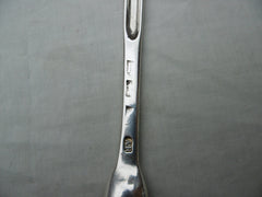 1719 large rare Georgian reverse bowl marrow scoop by A Archer 23cms long