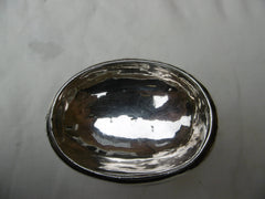 1721 lovely Georgian George 1st silver salt 45g