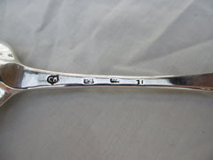 1723 rare George 1st Edinburgh rat tail tablespoon by Charles Blair 73g