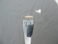 1723 rare George 1st Edinburgh rat tail tablespoon by Charles Blair 73g