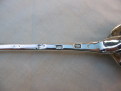 1724 fine George 1st Britannia standard basting spoon by William Scarlett 120g
