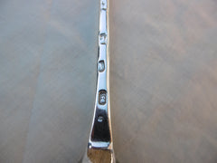 1724 fine George 1st Britannia standard basting spoon by William Scarlett 120g