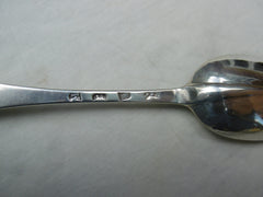 1725 lovely George 1st rat tail tablespoon by rare maker Timothy Ley 60g