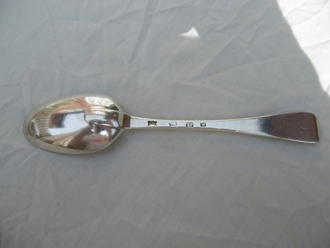 1727 very heavy George 11 Edinburgh spoon by James Ker 79 grams