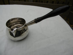 1728 vey nice George 11 small brandy pan by W Fleming great hallmarks