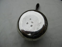 1728 vey nice George 11 small brandy pan by W Fleming great hallmarks