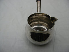 1728 vey nice George 11 small brandy pan by W Fleming great hallmarks