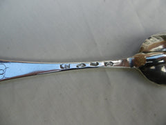 1729 fine rat tail George 11 tablespoon by John Robinson , very good marks 51g
