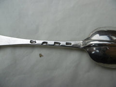 1730 excellent George 11 rat tail tablespoon by James Wilks 55g