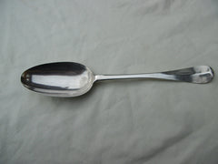 1730 excellent George 11 rat tail tablespoon by James Wilks 55g