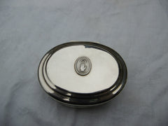 1731 excellent George 11 tobacco box by E Cornock 125 grams great crest
