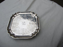 1731 fine rare George 11 square stand by William Soame nice crest 220 grams