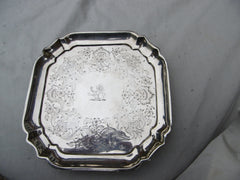 1731 fine rare George 11 square stand by William Soame nice crest 220 grams