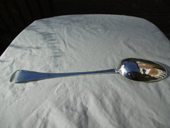 1734 very large George 11 Hash or Stuffing spoon 35cms long 160g