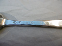 1735 rare Irish rat tail tablespoon by Lady maker Esther Forbes 68g