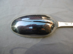 1735 rare Irish rat tail tablespoon by Lady maker Esther Forbes 68g