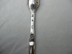 1735 rare George 11 marrow scoop by lady maker Ann Hill great marks 60g