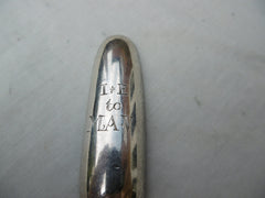 1735 rare George 11 marrow scoop by lady maker Ann Hill great marks 60g