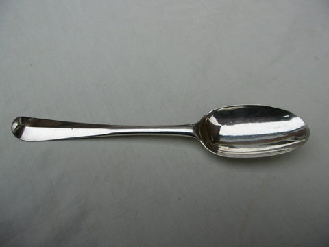 1736 heavy George 11 rat tail Irish tablespoon , great date letter 71g