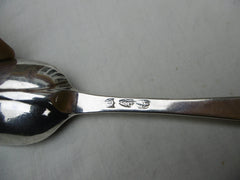 1736 heavy George 11 rat tail Irish tablespoon , great date letter 71g