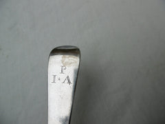 1736 heavy George 11 rat tail Irish tablespoon , great date letter 71g