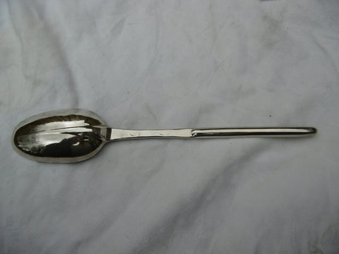 1737 rare George 11 rat tail Irish silver marrow spoon by Joseph Teafe 57g