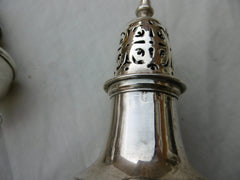 1740 very rare pair of George 11 Irish graduated castors 210g