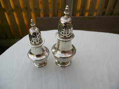 1740 very rare pair of George 11 Irish graduated castors 210g